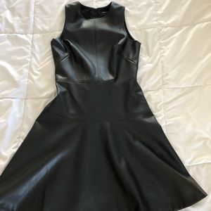 Banana Republic Faux Leather Dress